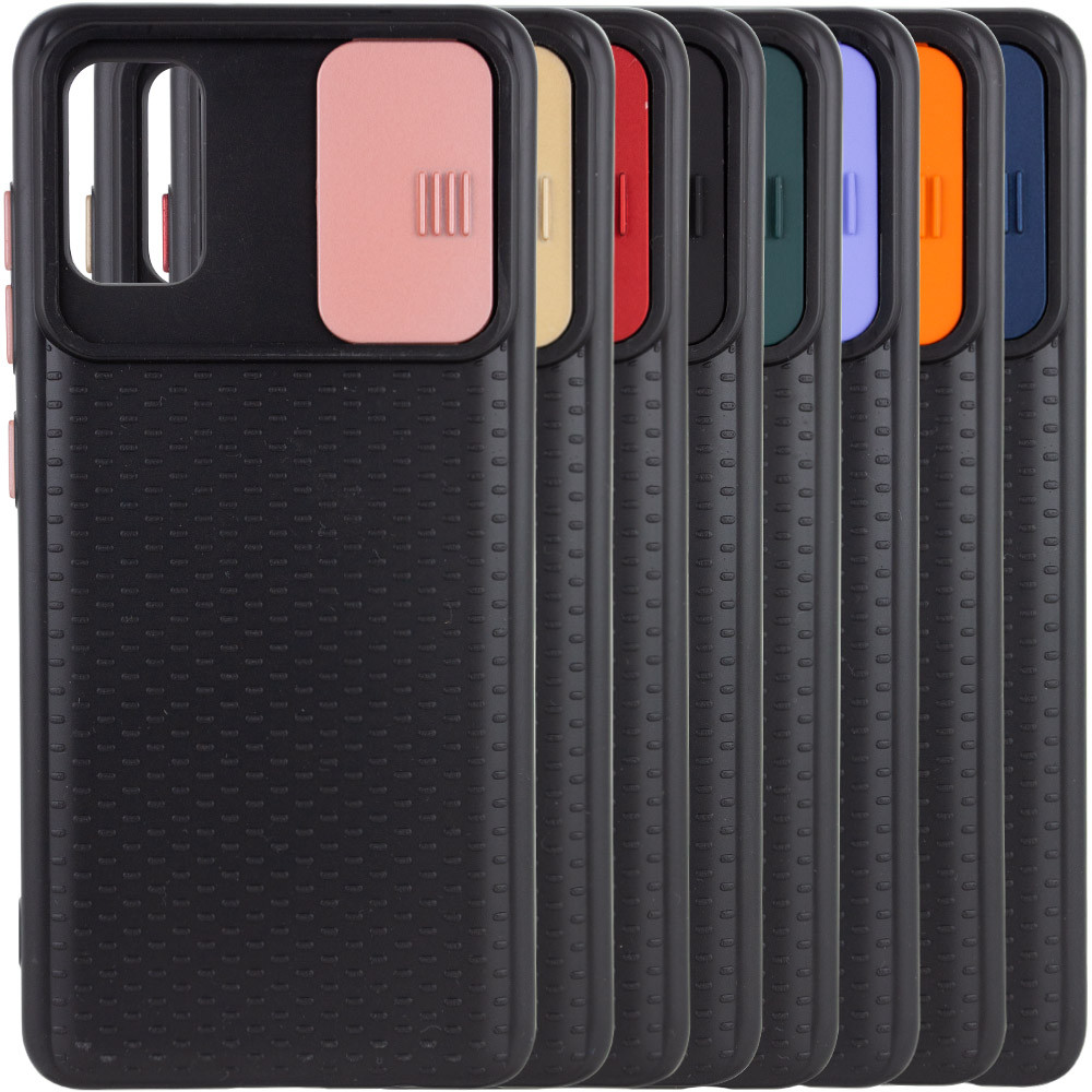 

Чохол Camshield Black TPU зі шторкою яка захищає камеру для для Samsung Galaxy A41