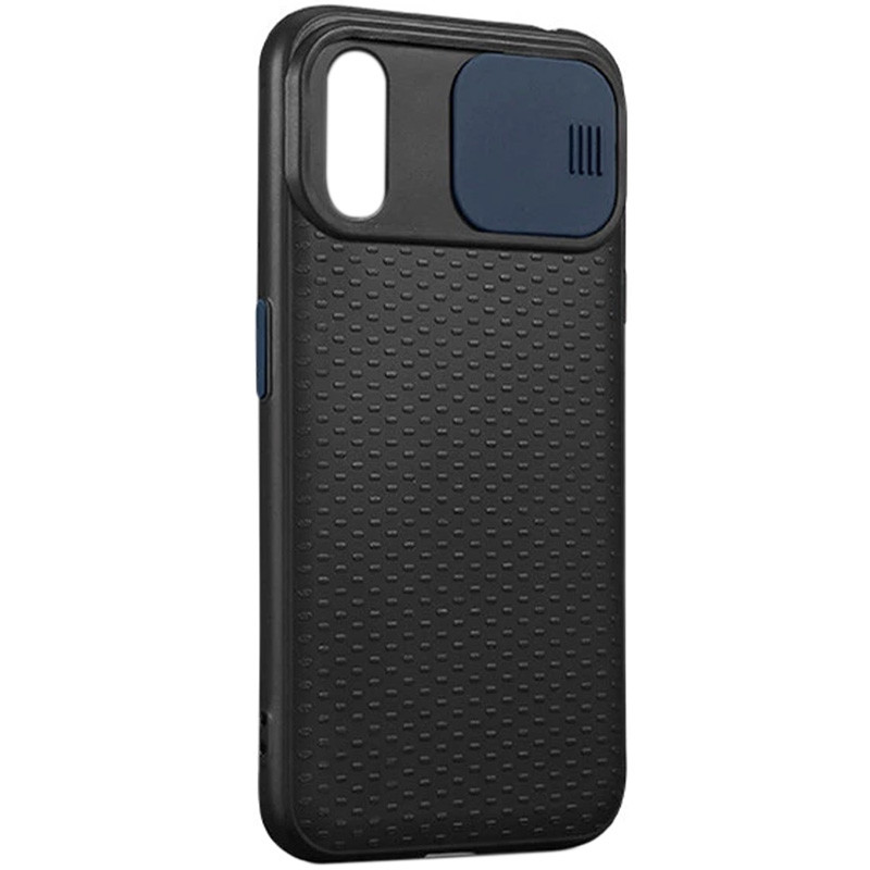 

Чехол Camshield Black TPU со шторкой защищающей камеру для Samsung Galaxy A50 (A505F) / A50s / A30s Черный / Синий (134199)
