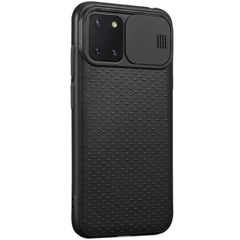 

Чохол Camshield Black TPU зі шторкою яка захищає камеру для для Samsung Galaxy Note 10 Lite (A81) (Чорний / чорний)