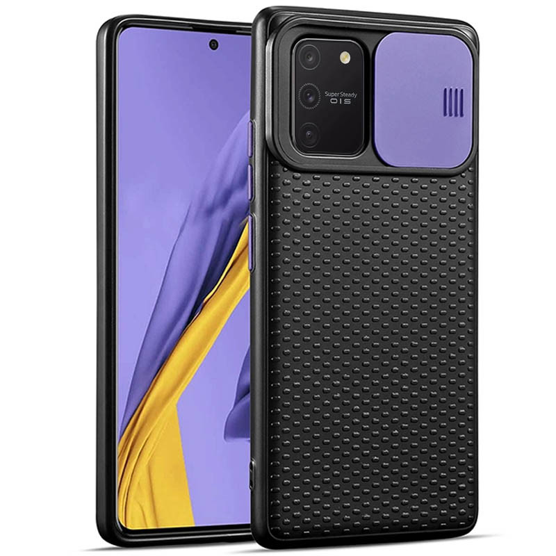 

Чехол Camshield Black TPU со шторкой защищающей камеру для Samsung Galaxy S10 Lite Черный / Сиреневый (134173)