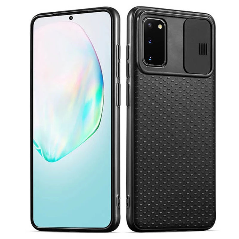 

Чохол Camshield Black TPU зі шторкою яка захищає камеру для Samsung Galaxy S20 (Чорний / чорний)