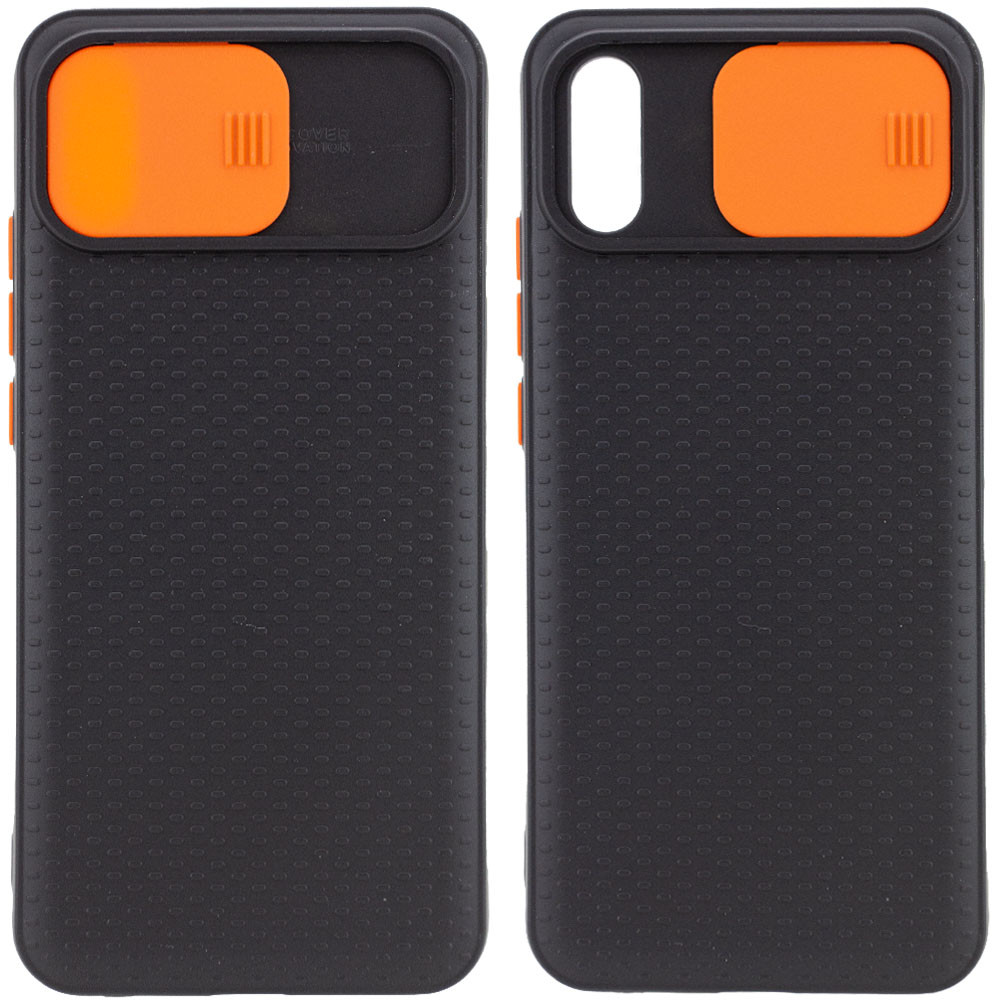 

Чохол Camshield Black TPU зі шторкою яка захищає камеру для Xiaomi Redmi 9A (Чорний / помаранчевий)