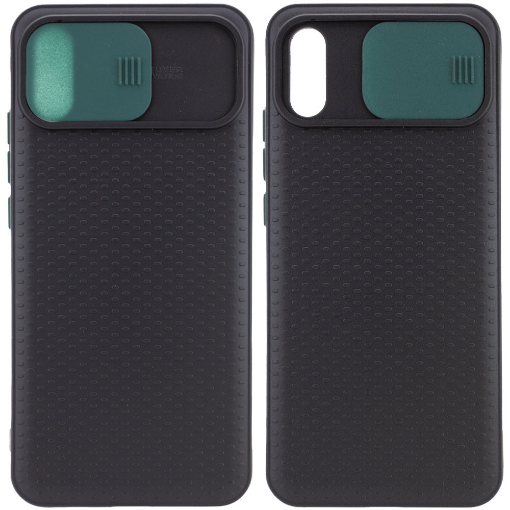 

Чехол Camshield Black TPU со шторкой защищающей камеру для Xiaomi Redmi 9A Черный / Темно-зеленый (144504)