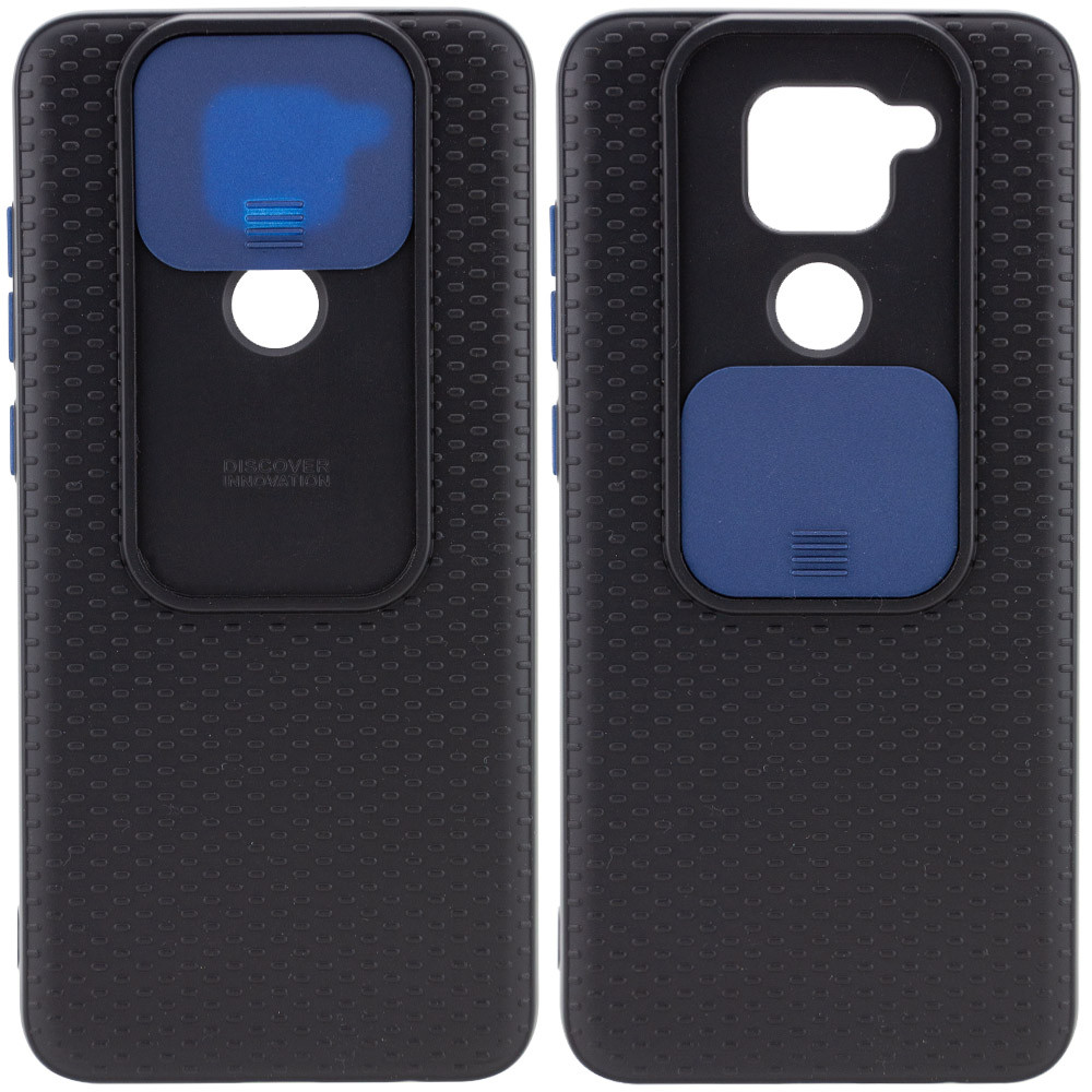 

Чехол Camshield Black TPU со шторкой защищающей камеру для Xiaomi Redmi 10X Черный / Синий (144511)