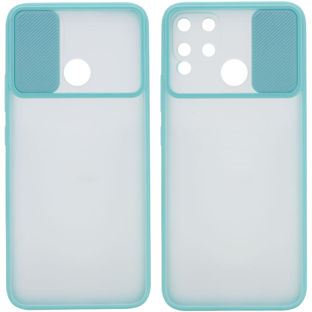 

Чехол Camshield mate TPU со шторкой для камеры для Realme C15 / C12 Бирюзовый (145714)