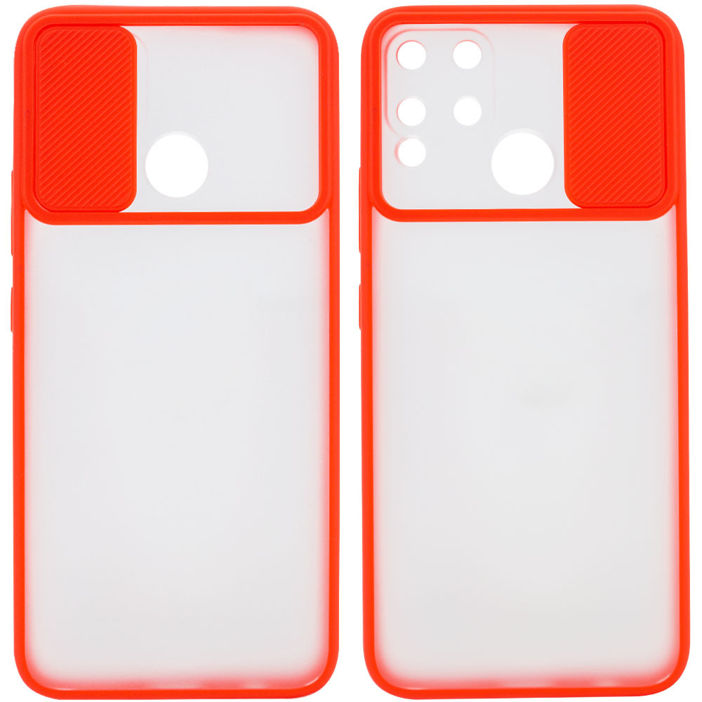 

Чехол Camshield mate TPU со шторкой для камеры для Realme C15 / C12 Красный (145716)