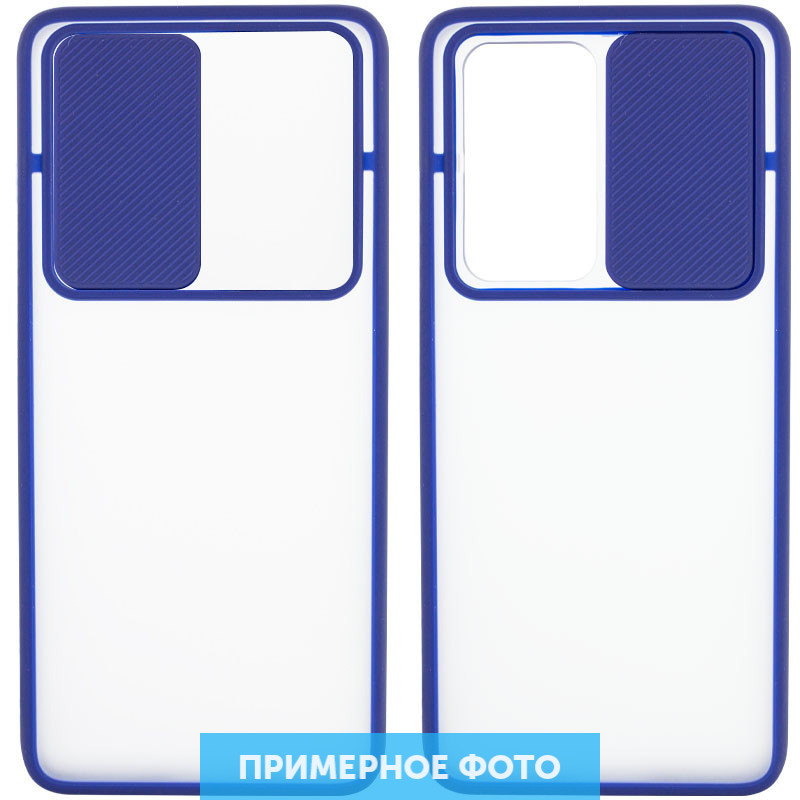

Чехол Camshield mate TPU со шторкой для камеры для Realme C15 / C12 Синий (145718)