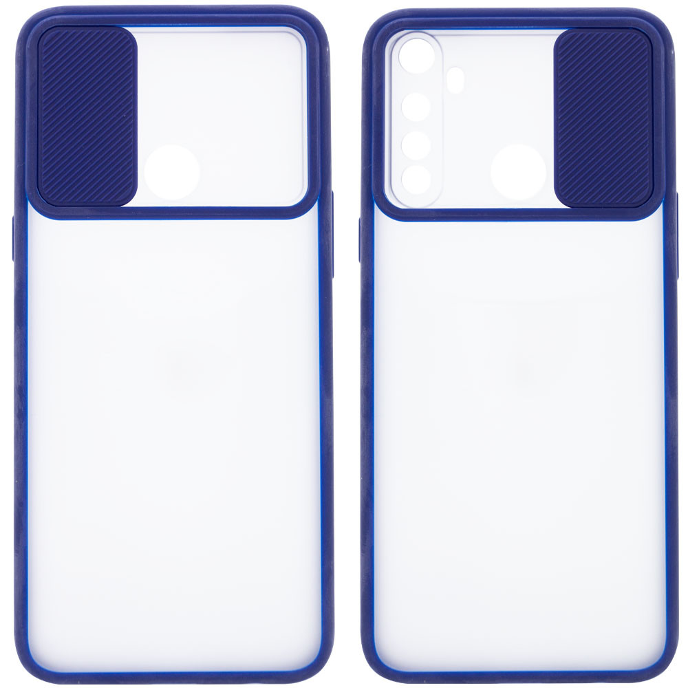 

Чехол Camshield mate TPU со шторкой для камеры для Realme C3 Синий (145774)