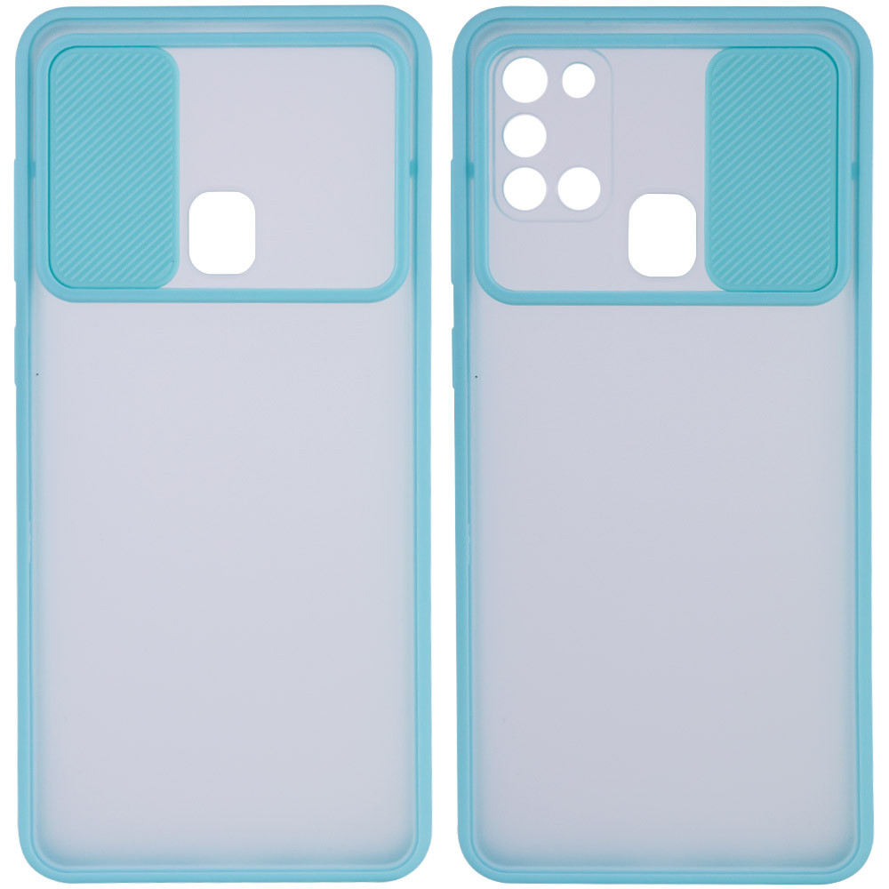 

Чехол Camshield mate TPU со шторкой для камеры для Samsung Galaxy A21s Бирюзовый (140613)