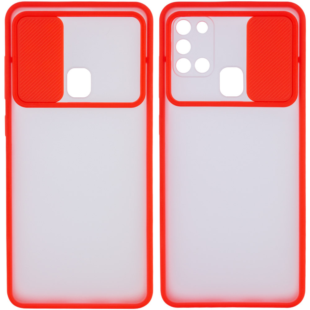 

Чехол Camshield mate TPU со шторкой для камеры для Samsung Galaxy A21s Красный (140615)