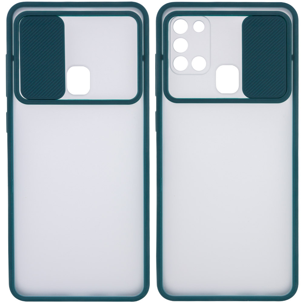 

Чехол Camshield mate TPU со шторкой для камеры для Samsung Galaxy A21s Зеленый (140614)