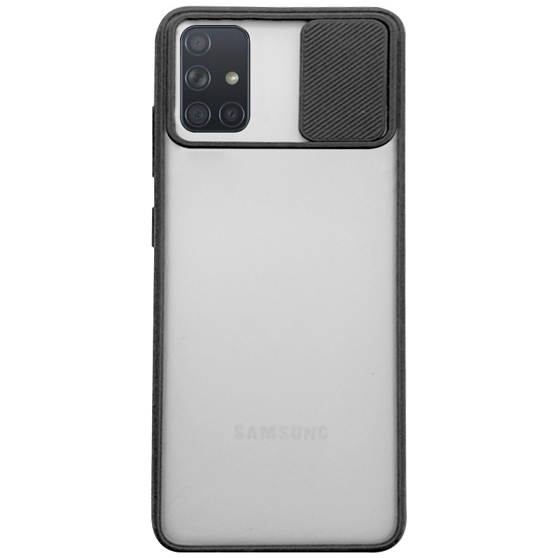 

Чохол Camshield mate TPU зі шторкою для камери для Samsung Galaxy A71 (Чорний)