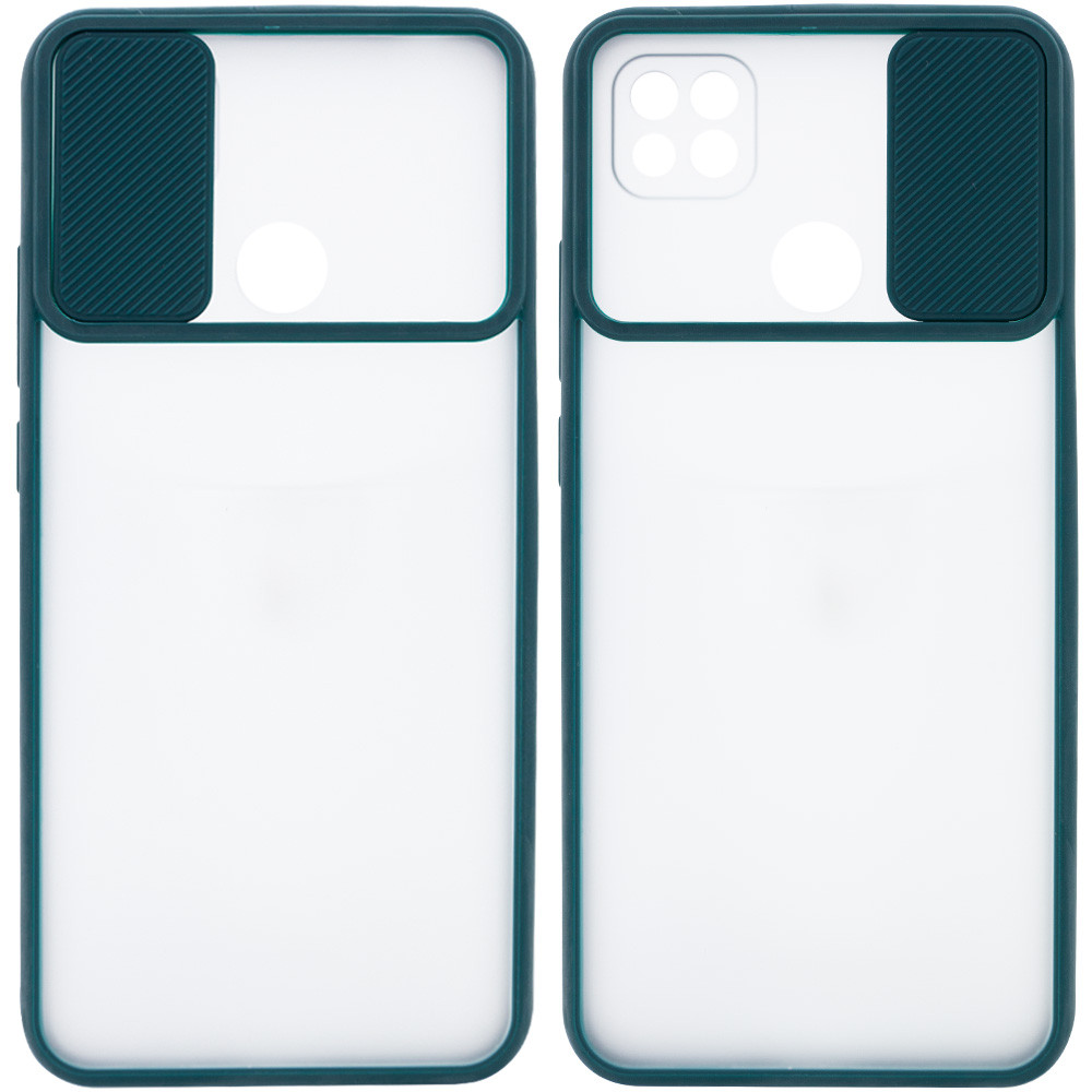 

Чохол Camshield mate TPU зі шторкою для камери для Xiaomi Redmi 9C (Зелений)