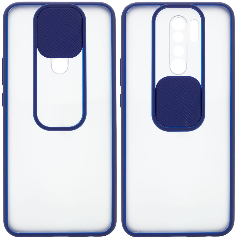 

Чохол Camshield mate TPU зі шторкою для камери для Xiaomi Redmi 9 (Синій)