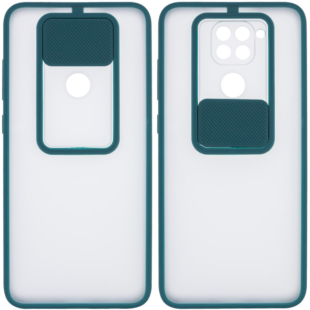 

Чохол Camshield mate TPU зі шторкою для камери для Xiaomi Redmi Note 9 (Зелений)