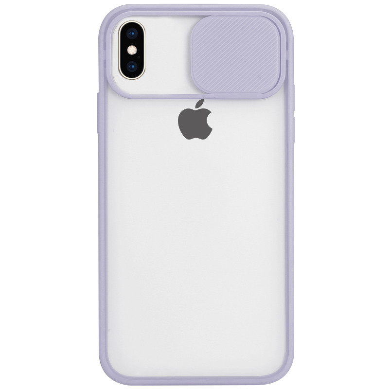 

Чехол Camshield mate TPU со шторкой для камеры для Apple iPhone X / XS (5.8") Сиреневый (132564)