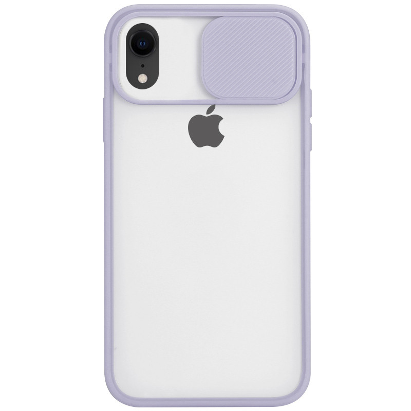 

Чохол Camshield mate TPU зі шторкою для камери для Apple iPhone XR (6.1") (Бузковий)