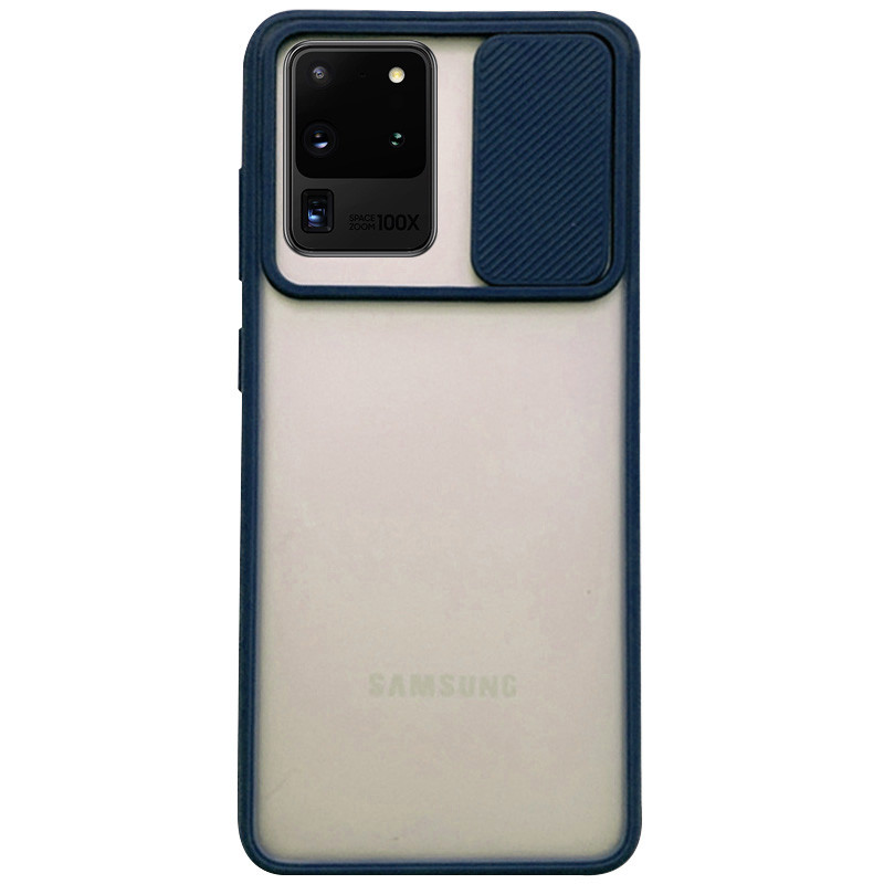 

Чехол Camshield mate TPU со шторкой для камеры для Samsung Galaxy S20 Ultra Синий (132605)