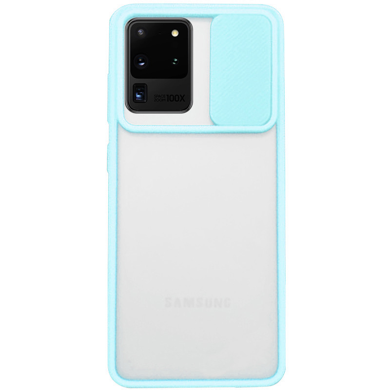 

Чехол Camshield mate TPU со шторкой для камеры для Samsung Galaxy S20 Ultra Бирюзовый (132606)