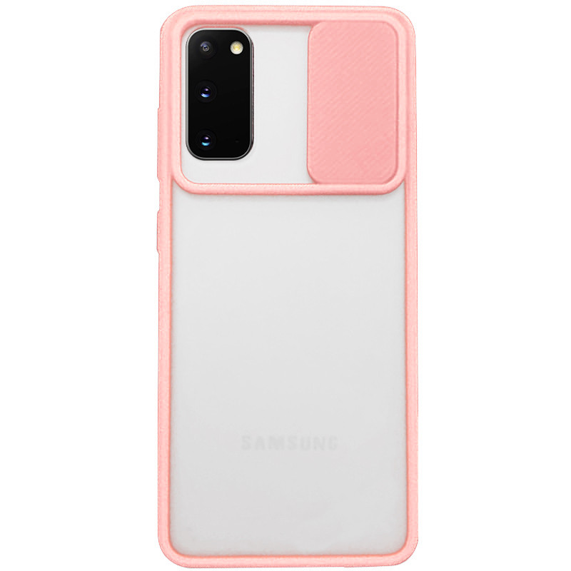

Чохол Camshield mate TPU зі шторкою для камери для Samsung Galaxy S20 (Рожевий)