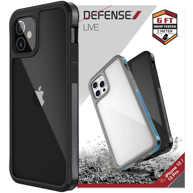 

Чохол Defense Edge Series для Apple iPhone 12 (5.4") (Чорний / Black)