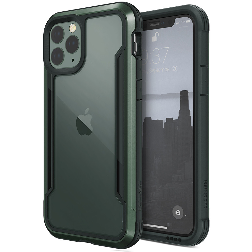 

Чехол Defense Shield Series (TPU+Metal+PC) для Apple iPhone 11 Pro (5.8") Зеленый / Midnight Green (121773)