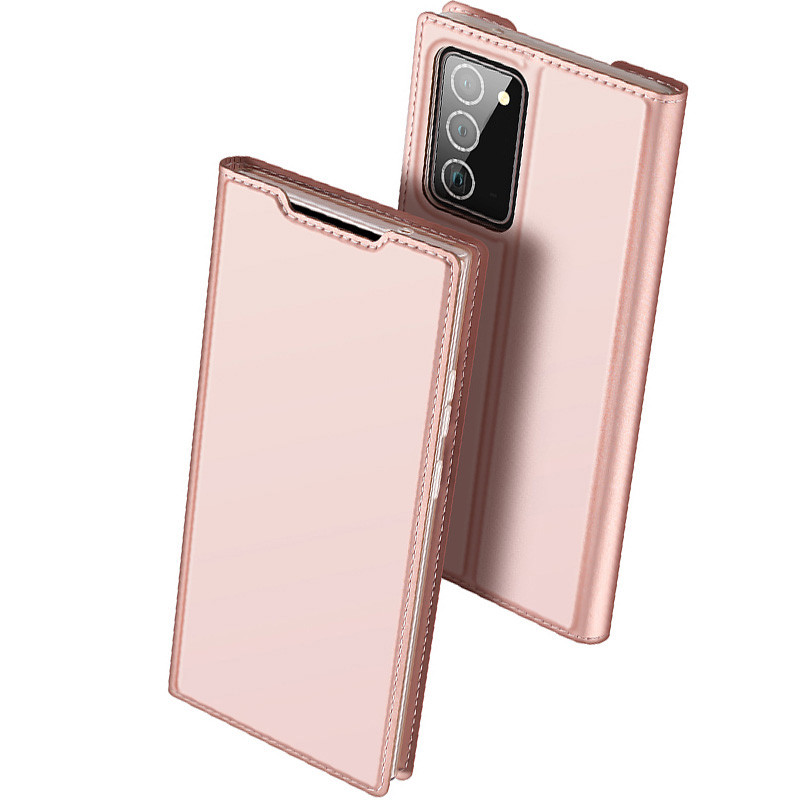 

Чохол-книжка Dux Ducis з кишенею для візиток для Samsung Galaxy Note 20 (Rose Gold)