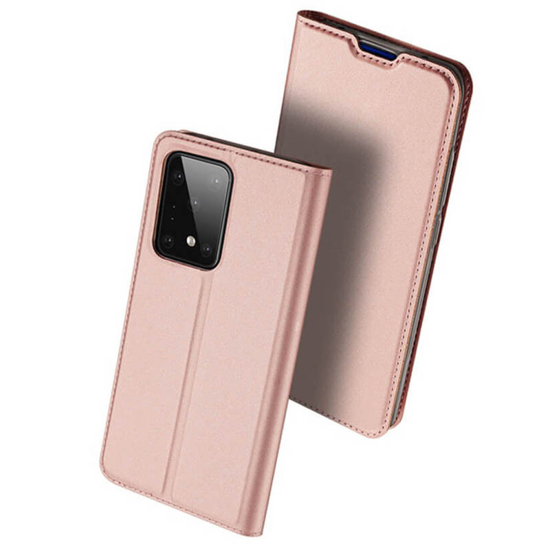 

Чехол-книжка Dux Ducis с карманом для визиток для Samsung Galaxy S20 Ultra Rose Gold (121966)