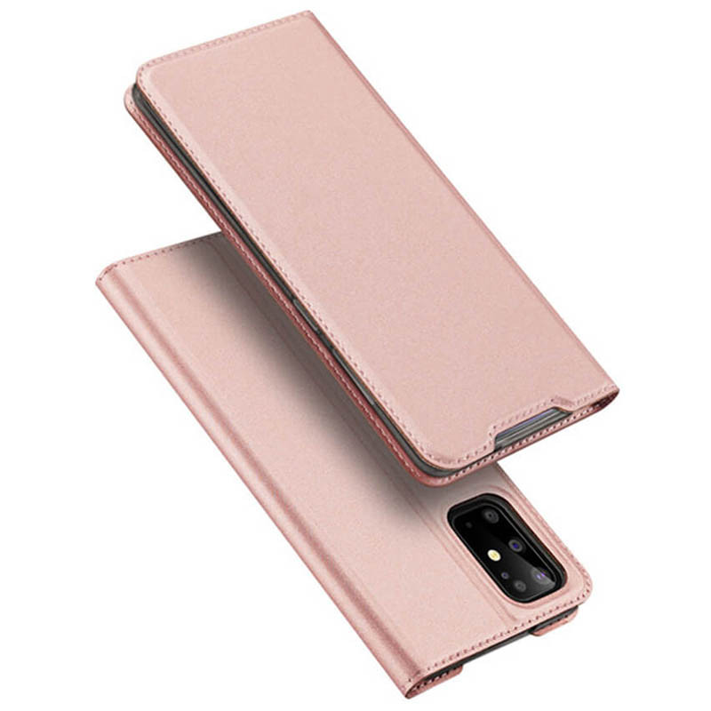 

Чохол-книжка Dux Ducis з кишенею для візиток для Samsung Galaxy S20 (Rose Gold)