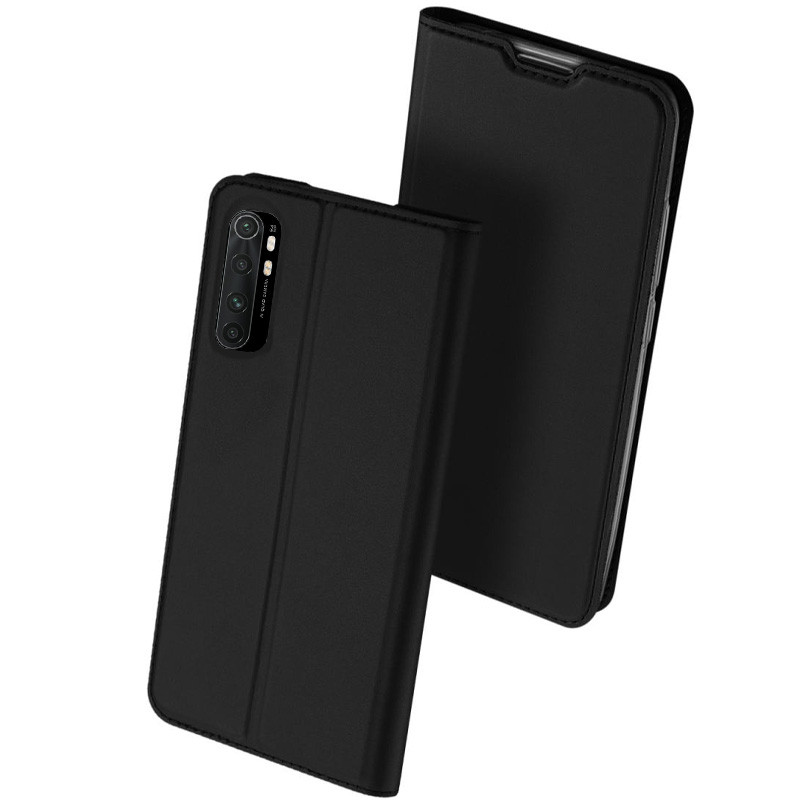 

Чохол-книжка Dux Ducis з кишенею для візиток для Xiaomi Mi Note 10 Lite (Чорний)