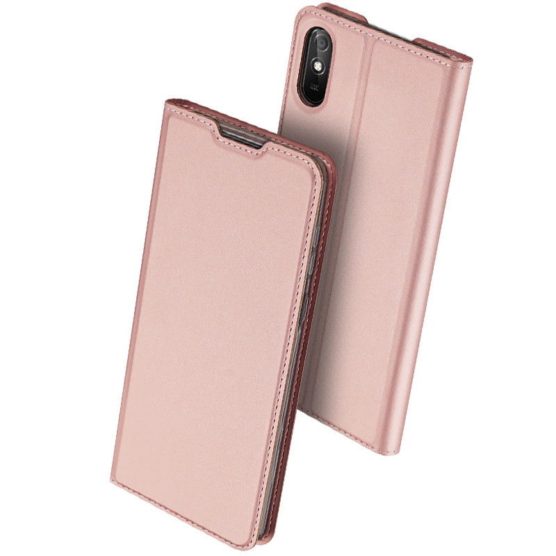 

Чехол-книжка Dux Ducis с карманом для визиток для Xiaomi Redmi 9A Rose Gold (142460)