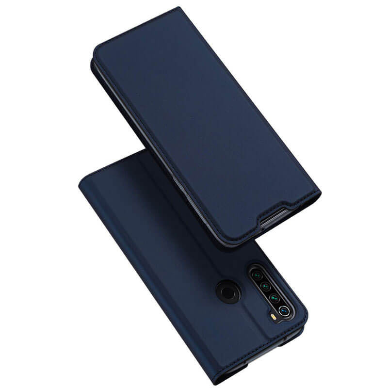 

Чохол-книжка Dux Ducis з кишенею для візиток для Xiaomi Redmi Note 8T (Синій)