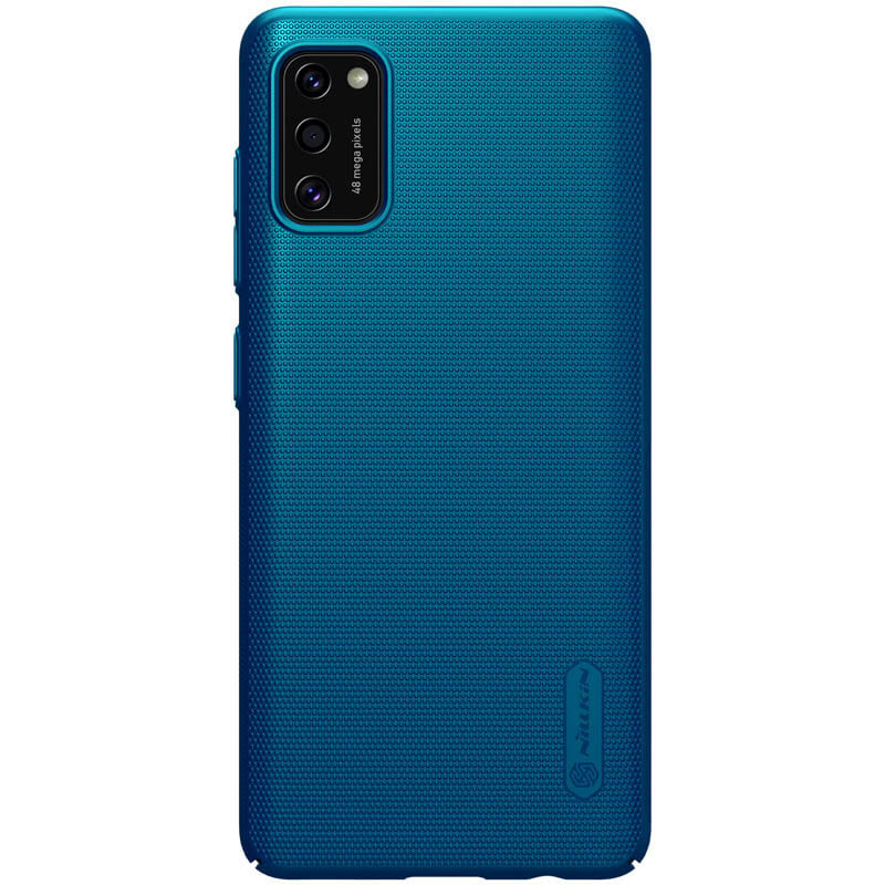 

Чехол Nillkin Matte для Samsung Galaxy A41 Бирюзовый / Peacock blue (130065)