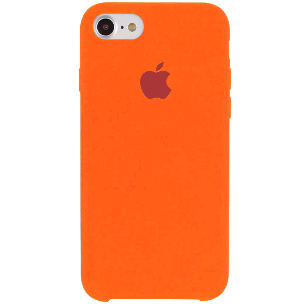 Apple case se. Оранжевый чехол для iphone se2. Silicon Case iphone 6s оранжевый. Чехол для iphone 8 Silicone Case Orange. Iphone 7s оранжевый чехол.