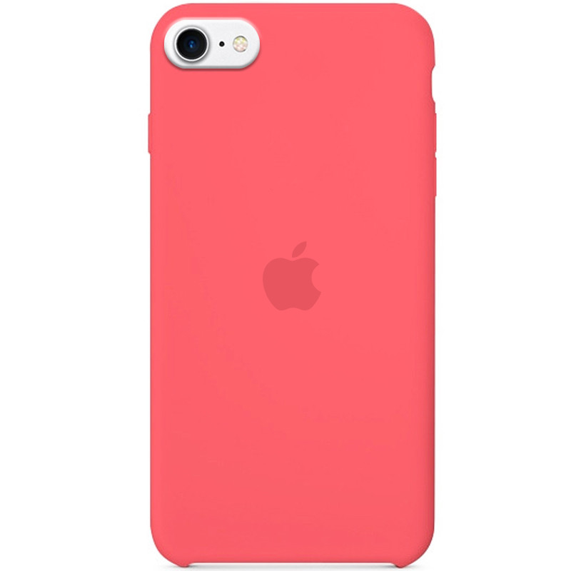 

Чехол Silicone Case (AA) для Apple iPhone SE (2022) Арбузный / Watermelon red (131011)