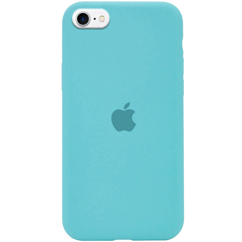 

Чохол Silicone Case (AA) для Apple iPhone SE (2020) (Бірюзовий / Marine Green)