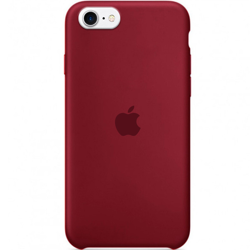 

Чехол Silicone Case (AA) для Apple iPhone SE (2020) Бордовый / Maroon (131016)