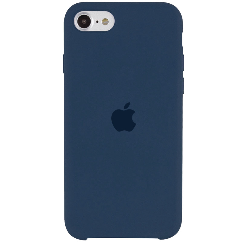 

Чехол Silicone Case (AA) для Apple iPhone SE (2020) Синий / Grey Cobalt (134554)