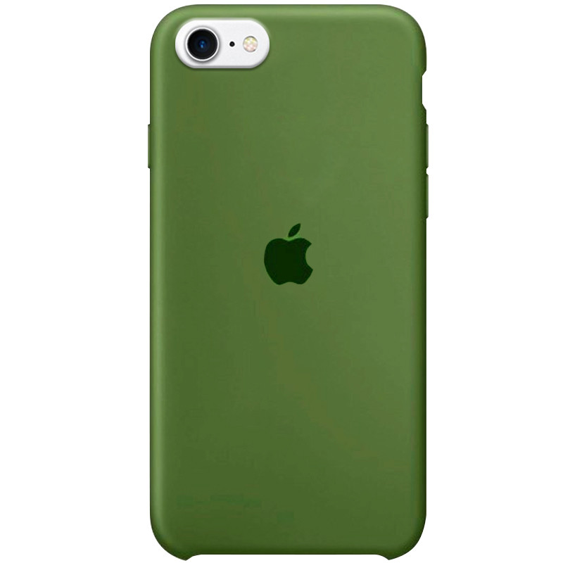 

Чехол Silicone Case (AA) для Apple iPhone SE (2020) Зеленый / Army green (131029)