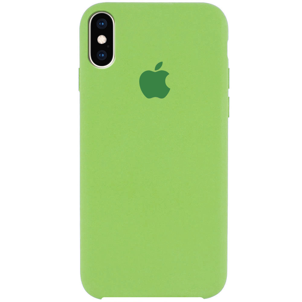 

Чехол Silicone Case (AA) для Apple iPhone X (5.8") Мятный / Mint (131083)