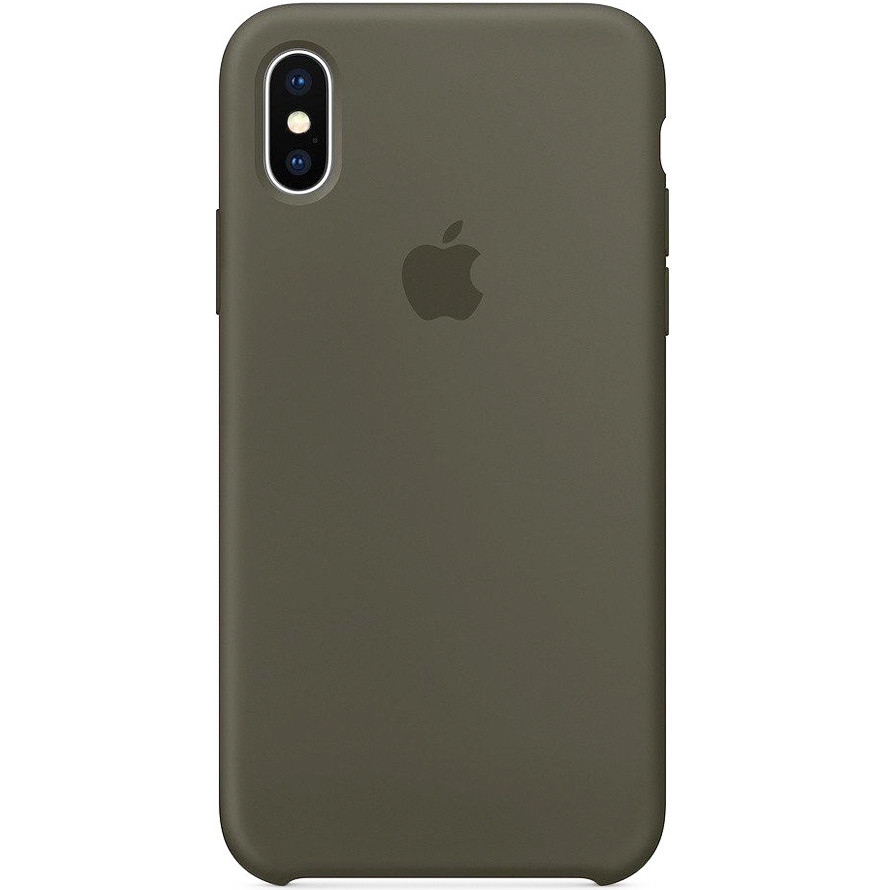 

Чехол Silicone Case (AA) для Apple iPhone X (5.8") / XS (5.8") Серый / Light Olive (136059)