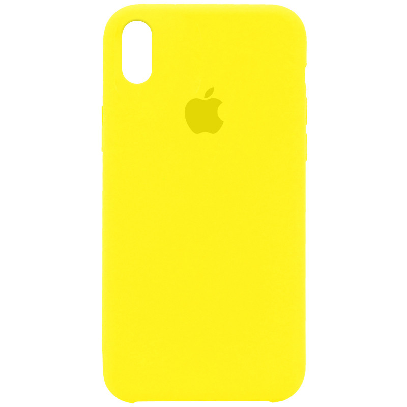

Чехол Silicone Case (AA) для Apple iPhone X (5.8") Желтый / Neon Yellow (145618)