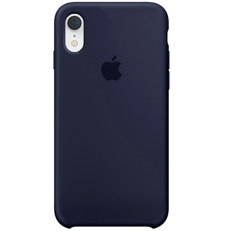

Чехол Silicone Case (AA) для Apple iPhone XR (6.1") Синий / Midnight blue (136011)