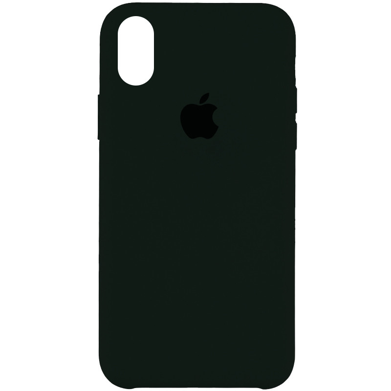 

Чехол Silicone Case (AA) для Apple iPhone XR (6.1") Зеленый / Black Green (144139)
