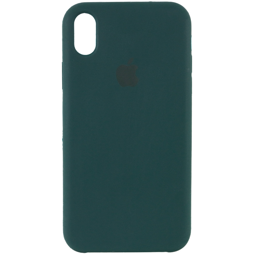 

Чехол Silicone Case (AA) для Apple iPhone XR (6.1") Зеленый / Forest green (131150)