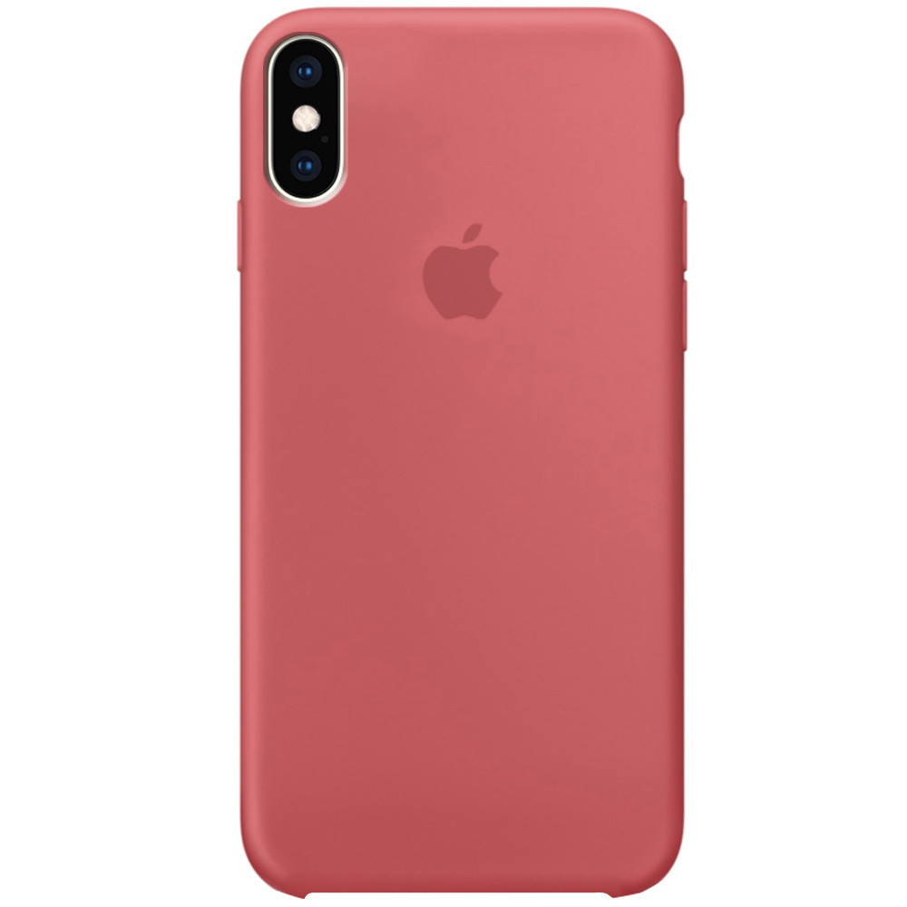 

Чехол Silicone Case (AA) для Apple iPhone XS Max (6.5") Красный / Camellia (131132)