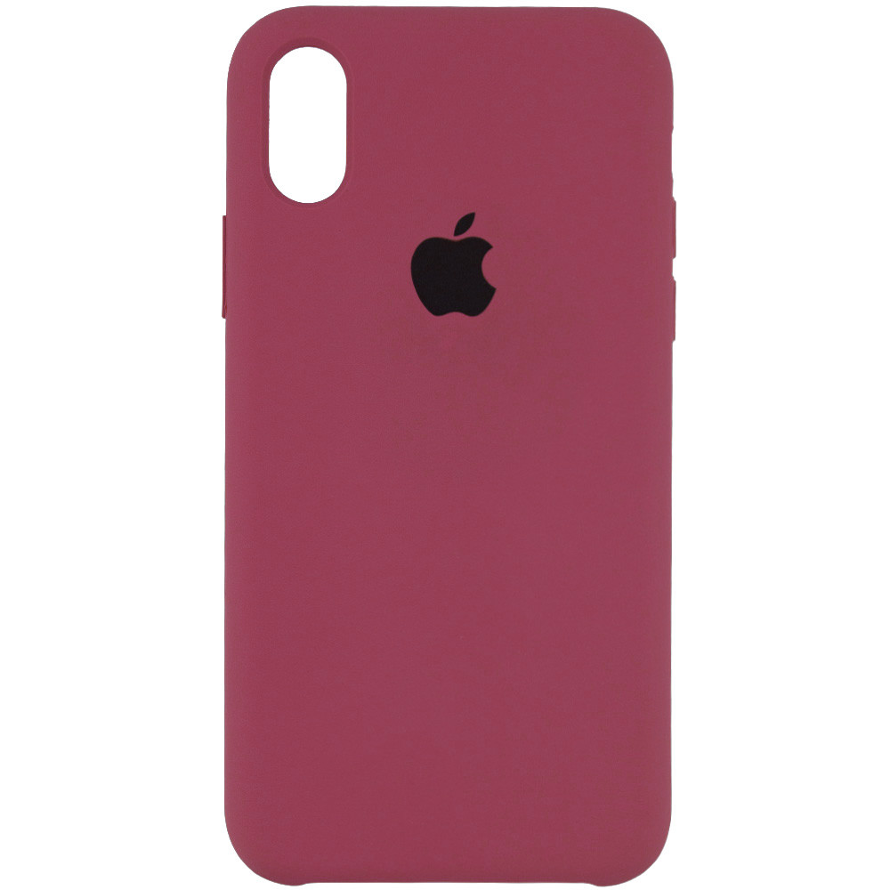 

Чохол Silicone Case (AA) для Apple iPhone XS Max (6.5") (Червоний / Rose Red)