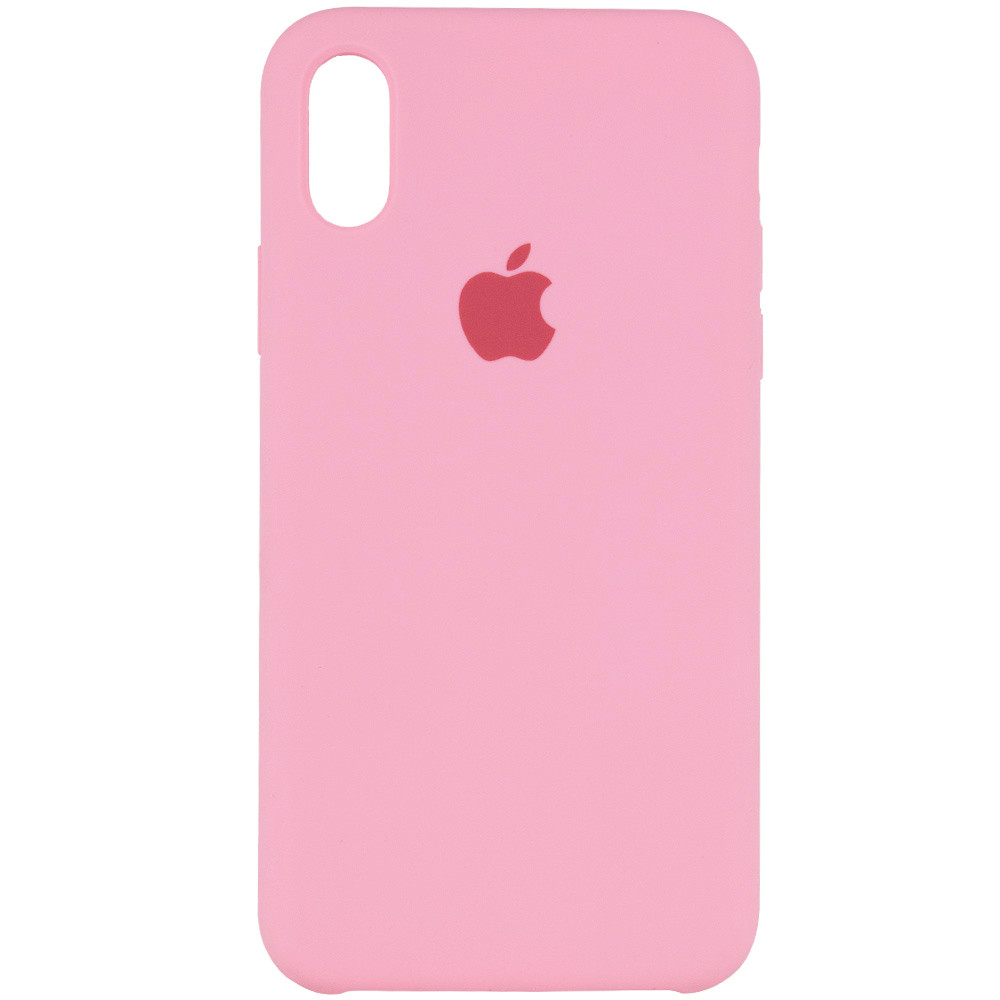 

Чехол Silicone Case (AA) для Apple iPhone XS Max (6.5") Розовый / Light pink (134543)