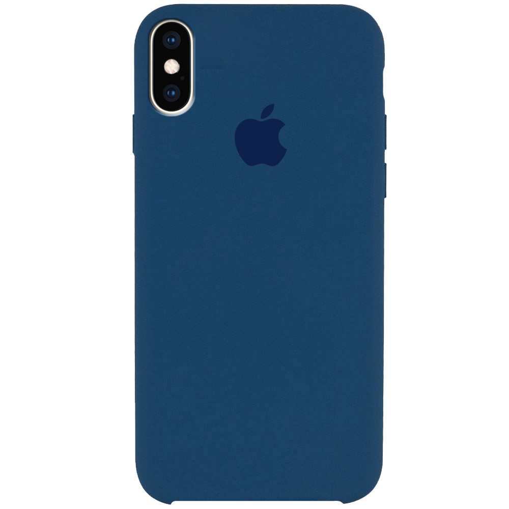 

Чехол Silicone Case (AA) для Apple iPhone XS Max (6.5") Синий / Cosmos Blue (131143)