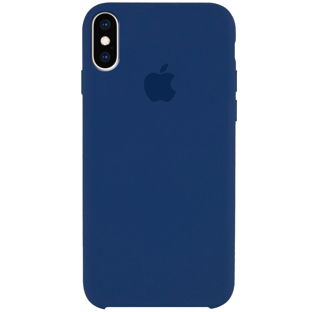

Чохол Silicone Case (AA) для Apple iPhone XS Max (6.5") (Синій / Navy Blue)